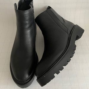 Nordstrom Miller 2 Leather Water Resistant Ankle Boots US8